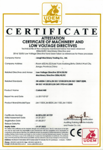 CE certificate for softgel prouction equipment