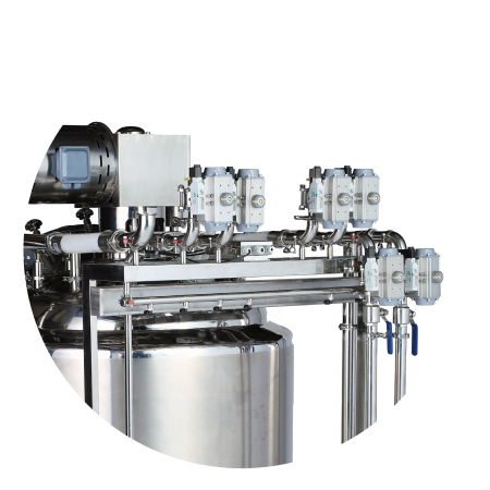 Parts of fully automatic gelatin melting system