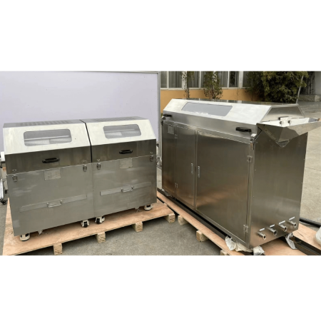 ultrasonic and alcohol softgel washing machine
